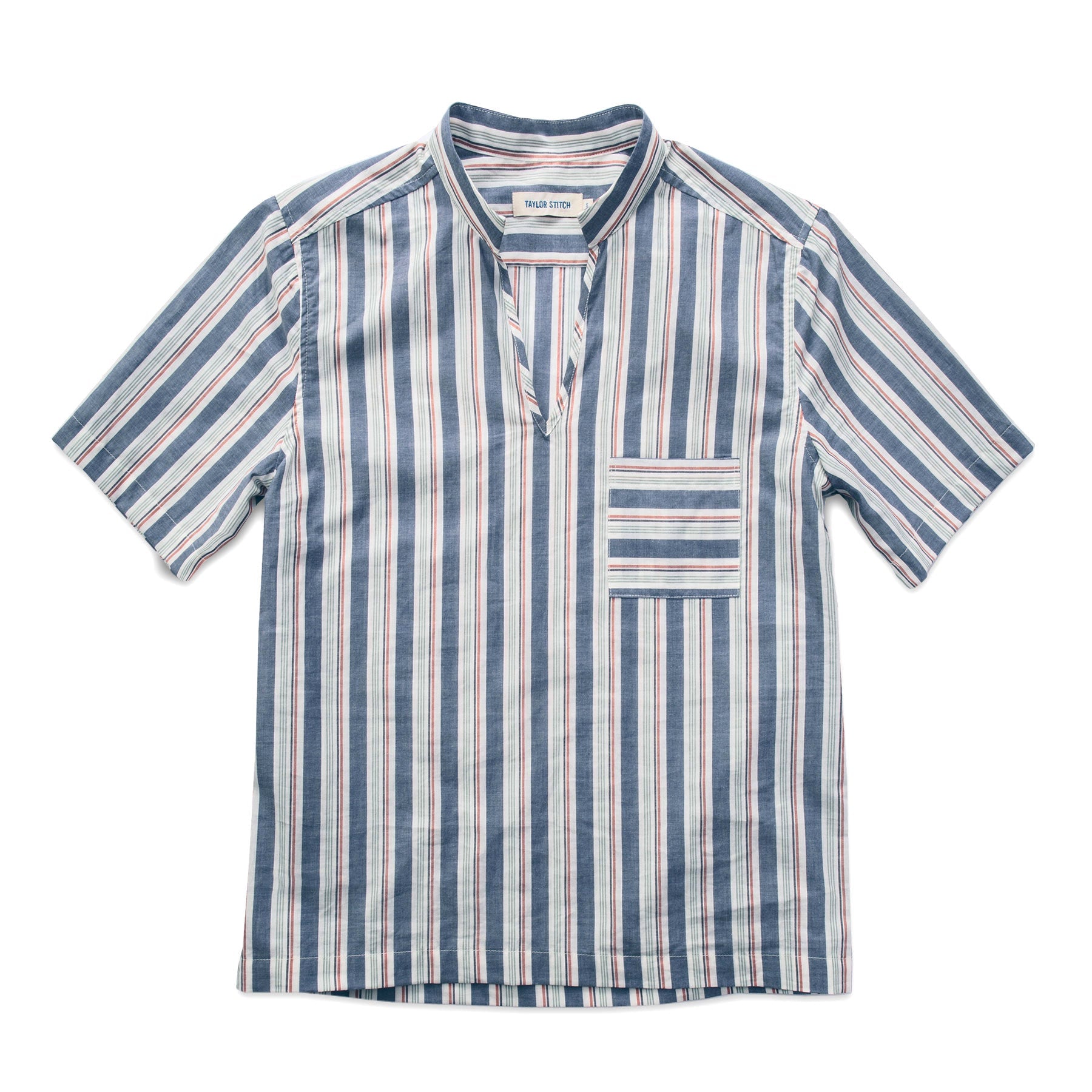 The Abbot Popover in Surf Stripe